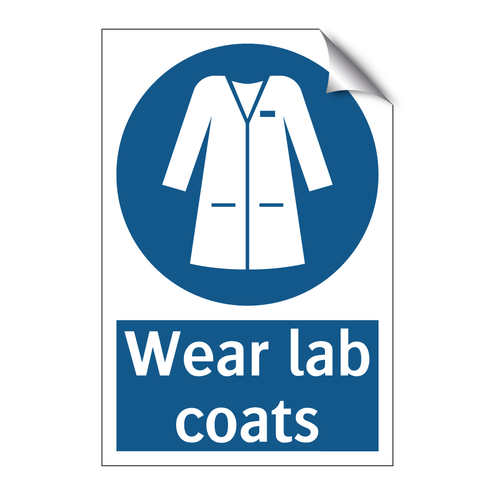 Wear lab coats