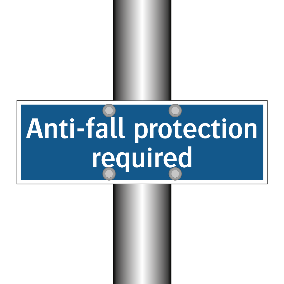 Anti-fall protection required