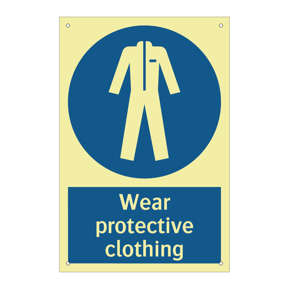 Wear protective clothing