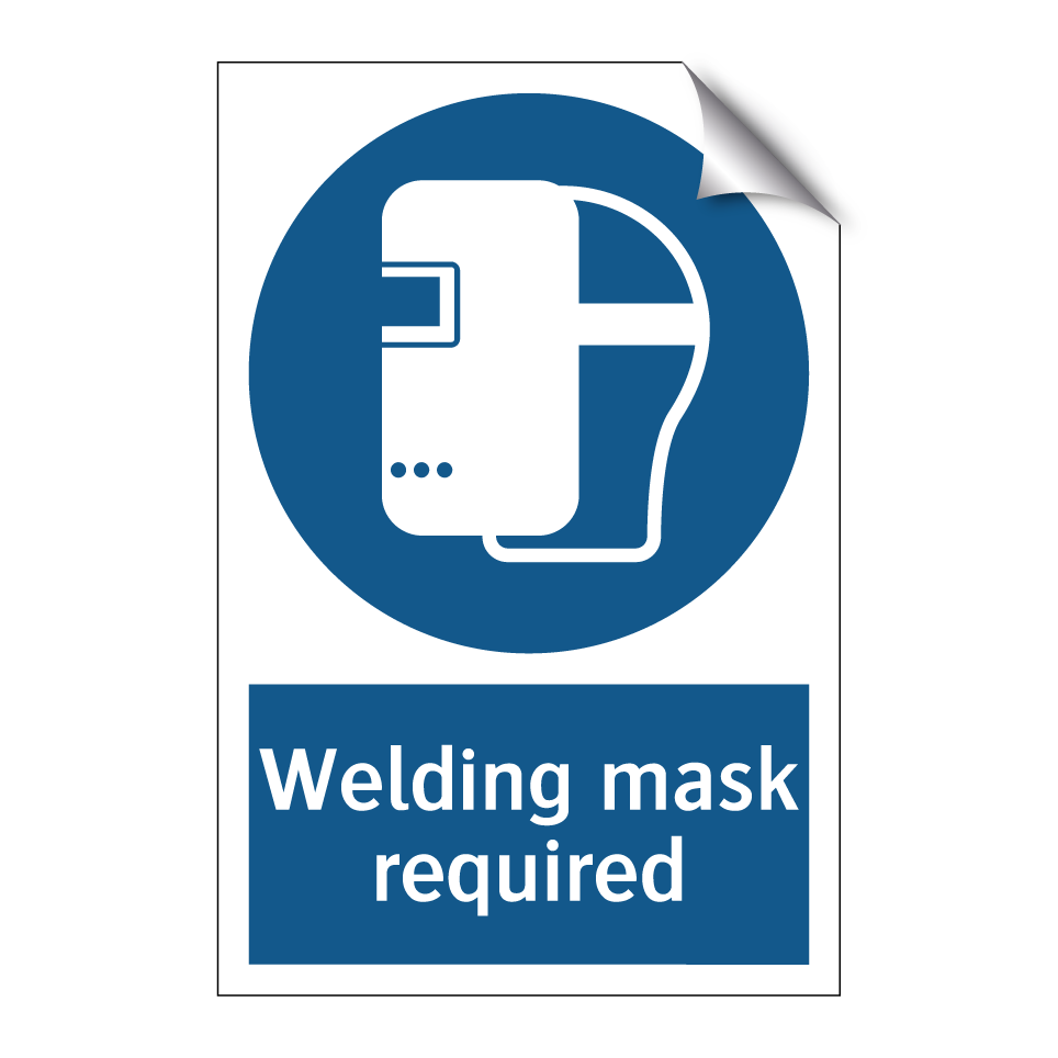 Welding mask required