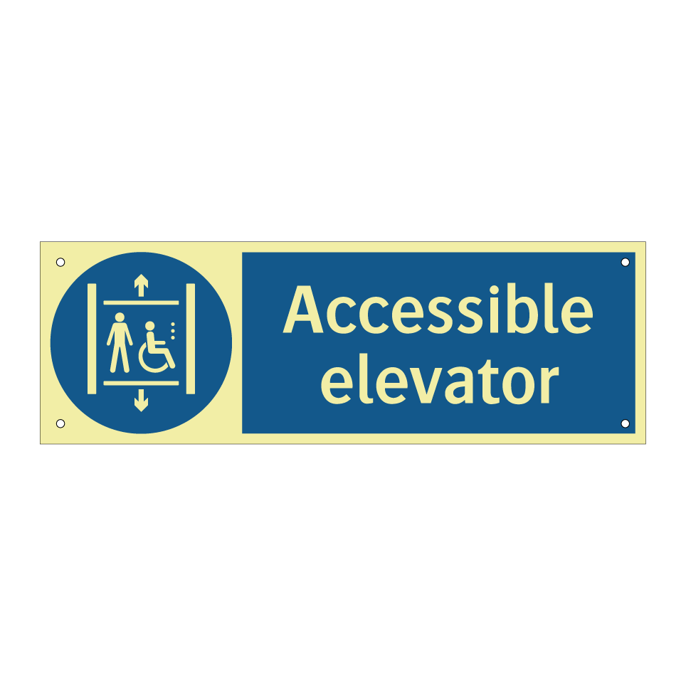 Accessible elevator