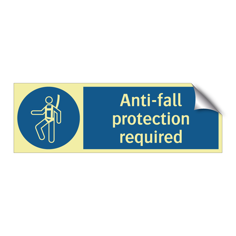 Anti-fall protection required