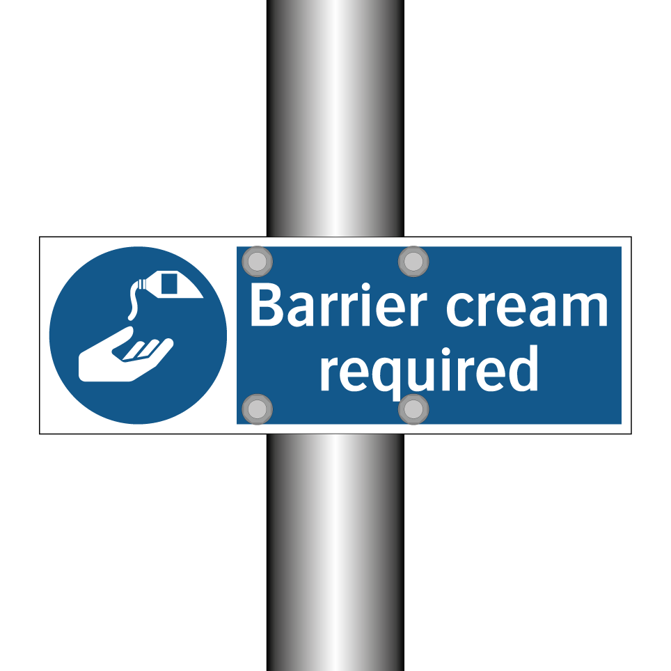 Barrier cream required
