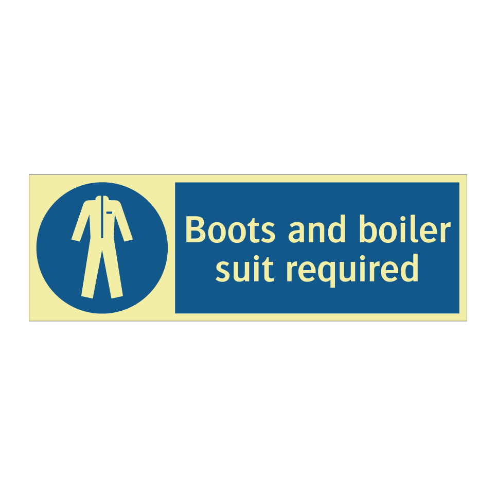 Boots and boiler suit required