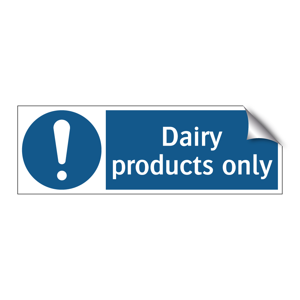 Dairy products only