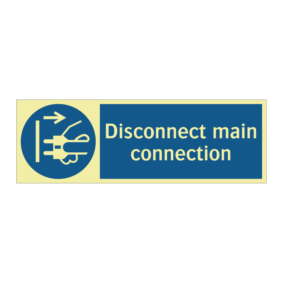 Disconnect main connection