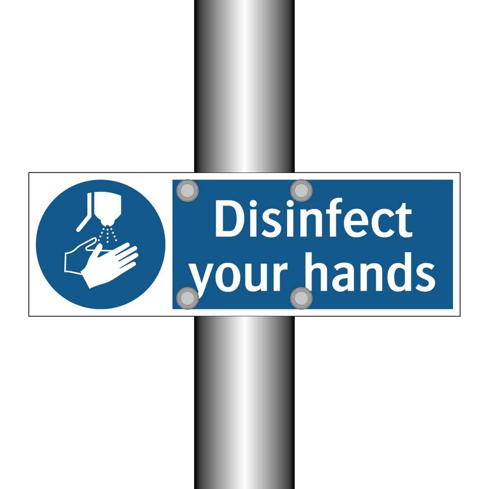 Disinfect your hands