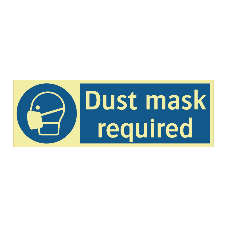 Dust mask required