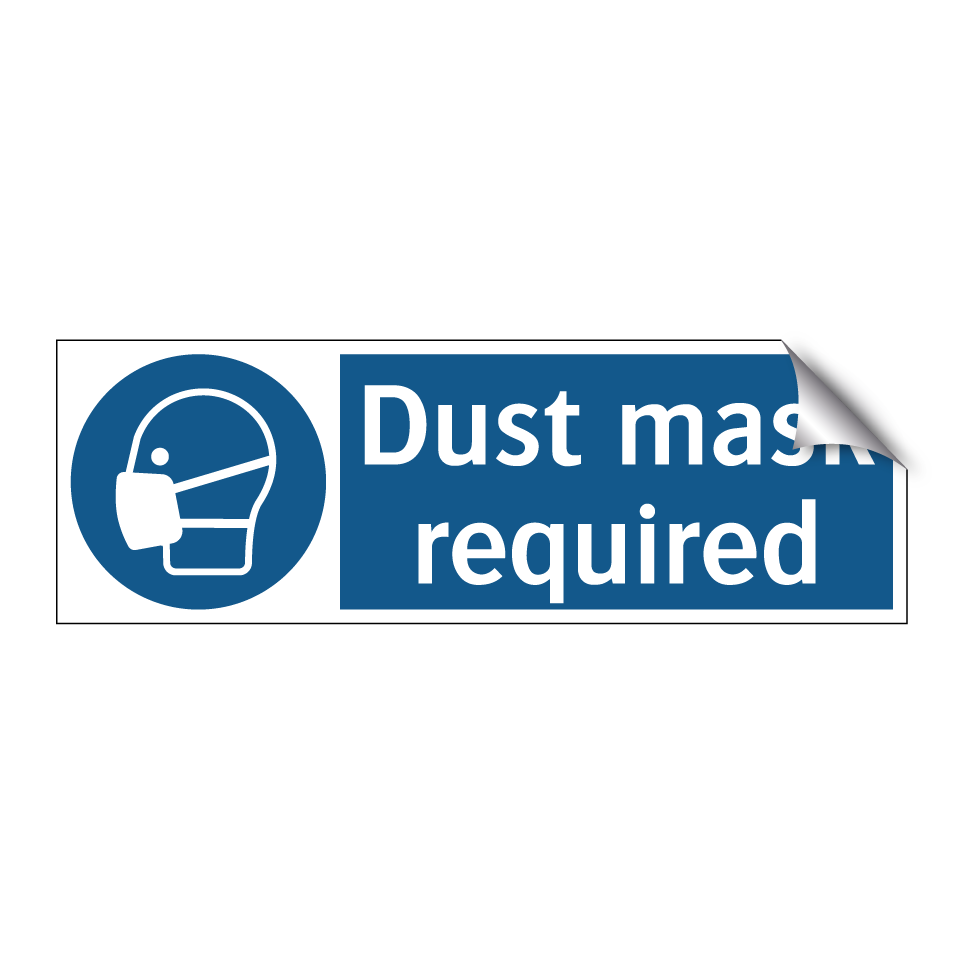 Dust mask required