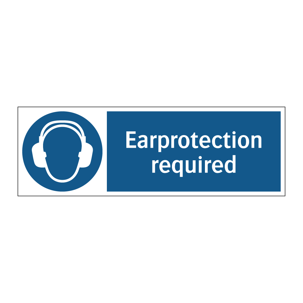 Earprotection required