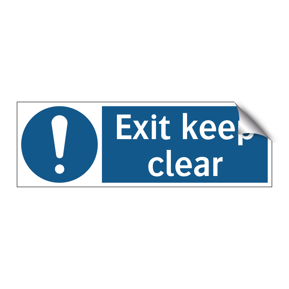 Exit keep clear