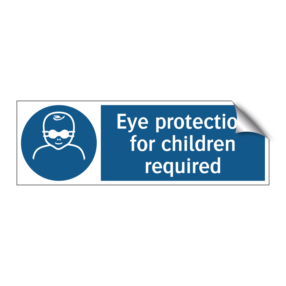 Eye protection for children required