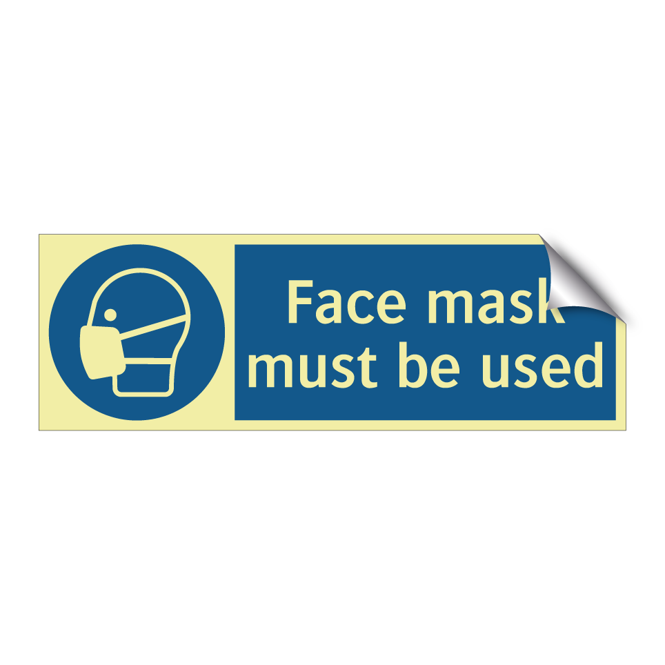 Face mask must be used