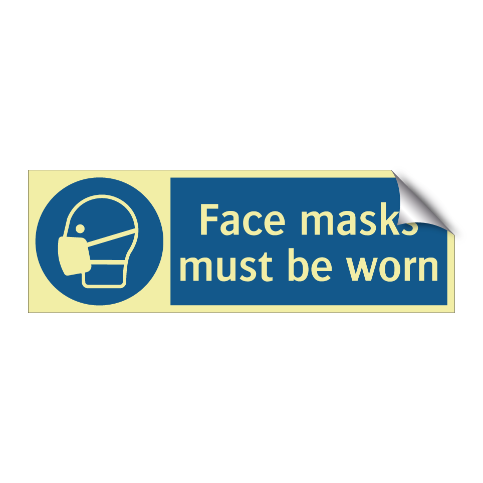 Face masks must be worn