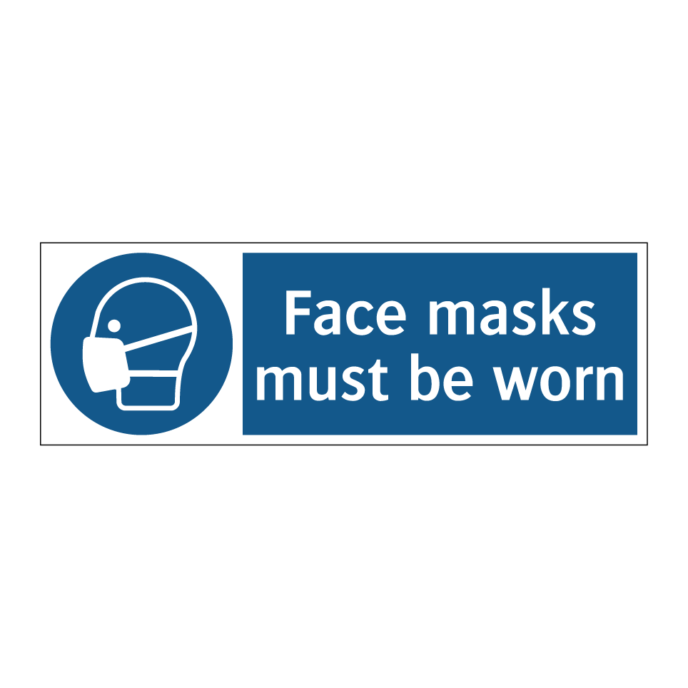 Face masks must be worn