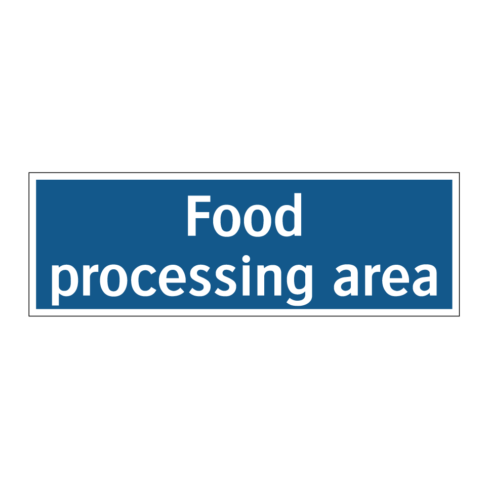 Food processing area