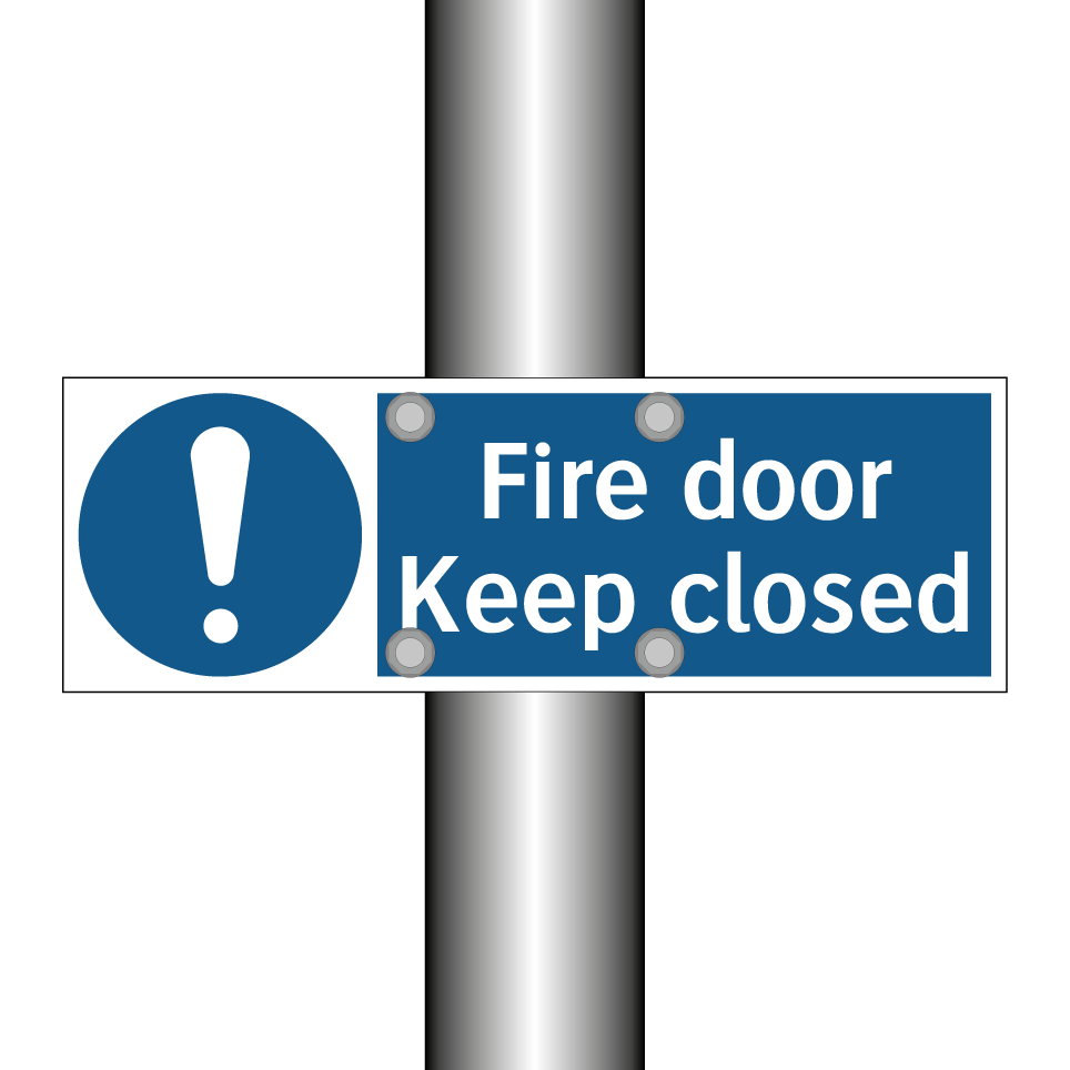 Fire door Keep closed