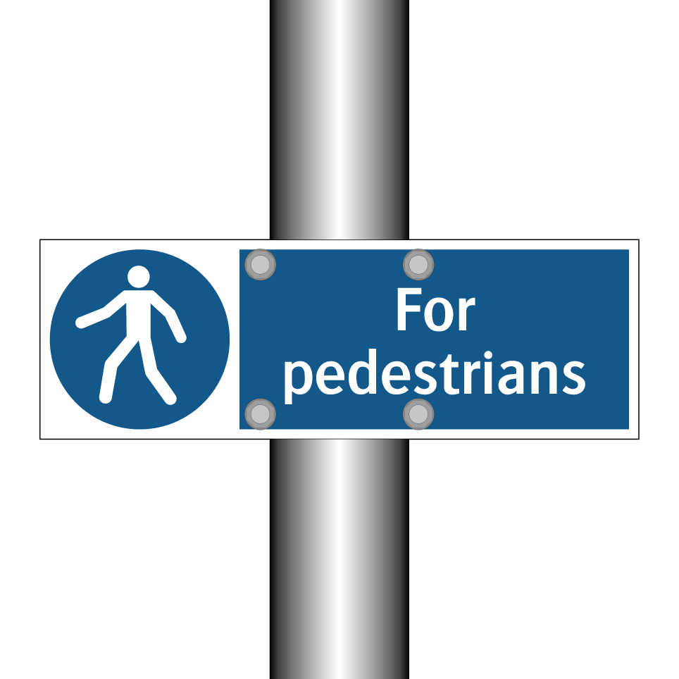 For pedestrians