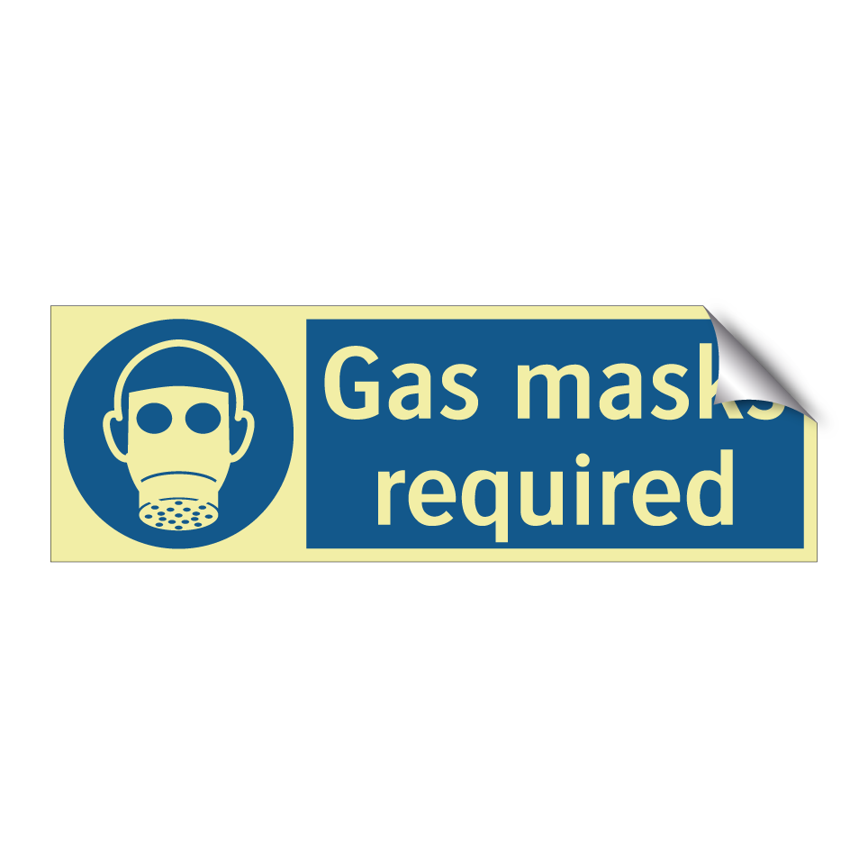Gas masks required