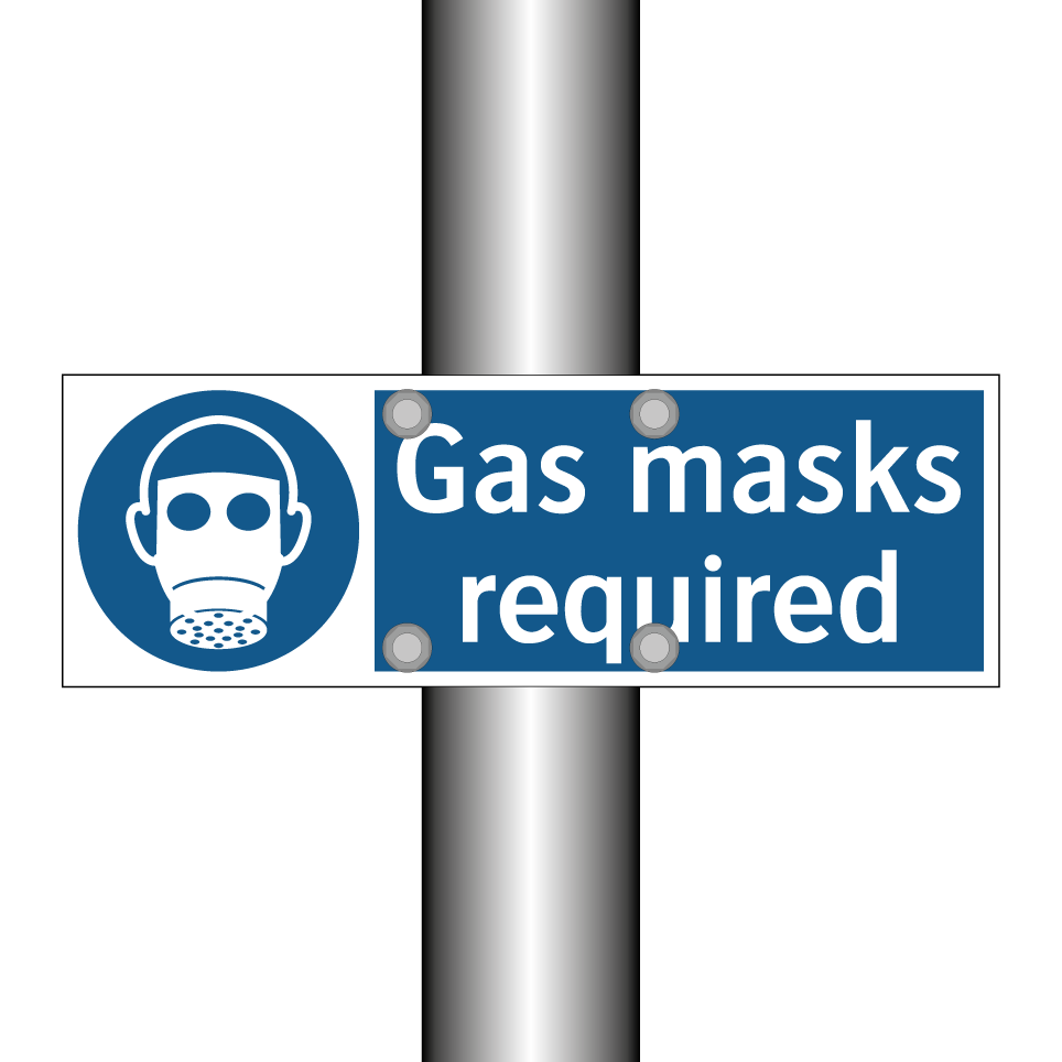 Gas masks required