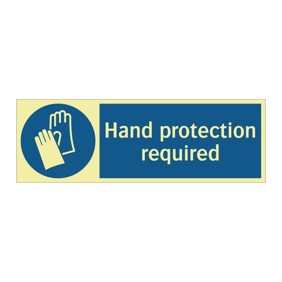 Hand protection required