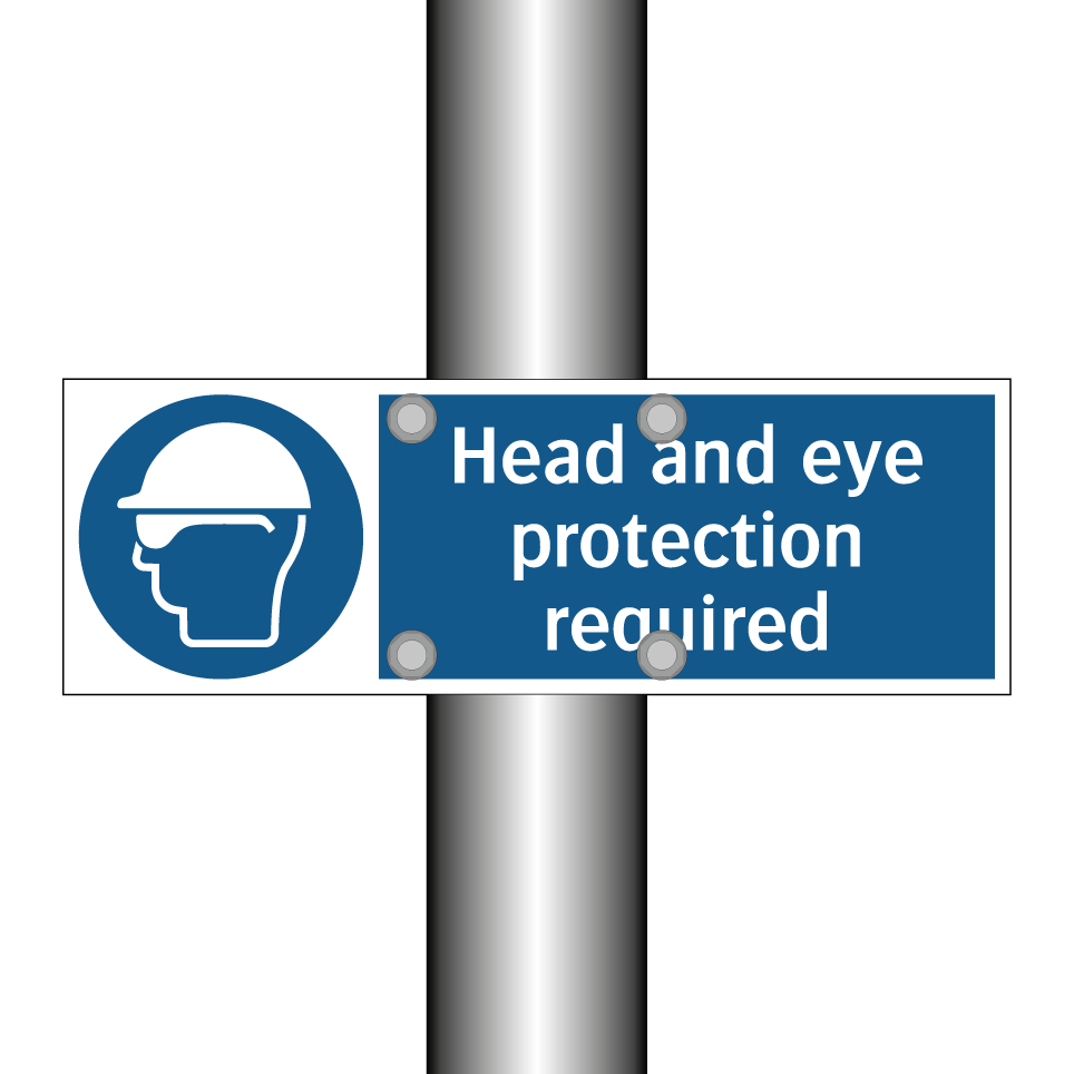 Head and eye protection required