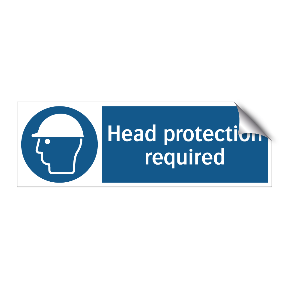 Head protection required