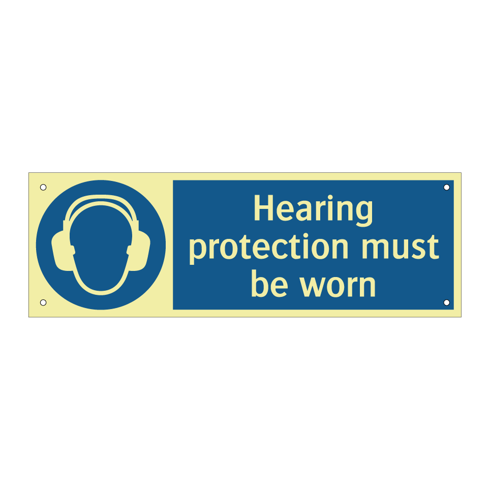 Hearing protection must be worn