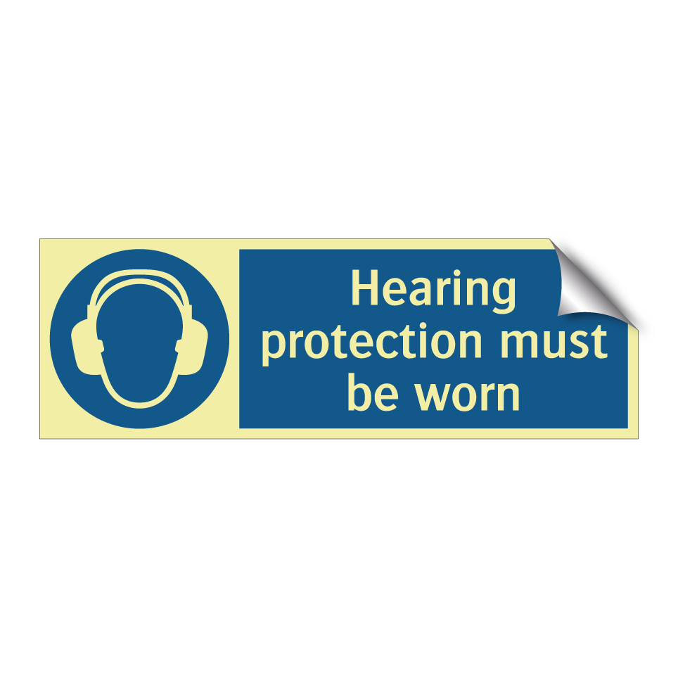 Hearing protection must be worn