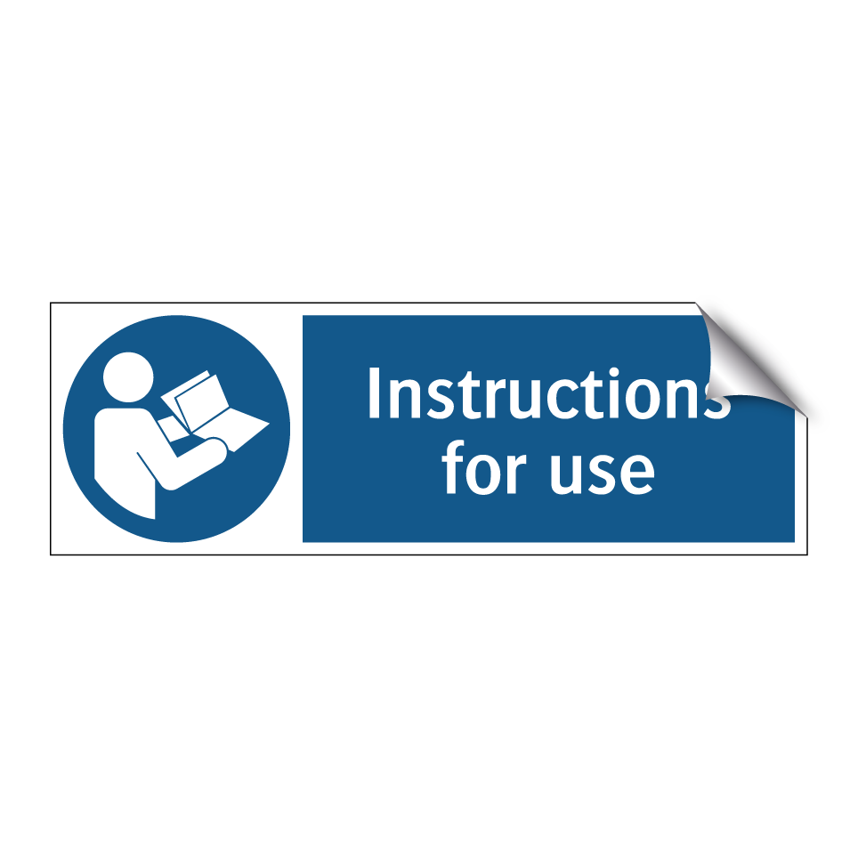 Instructions for use