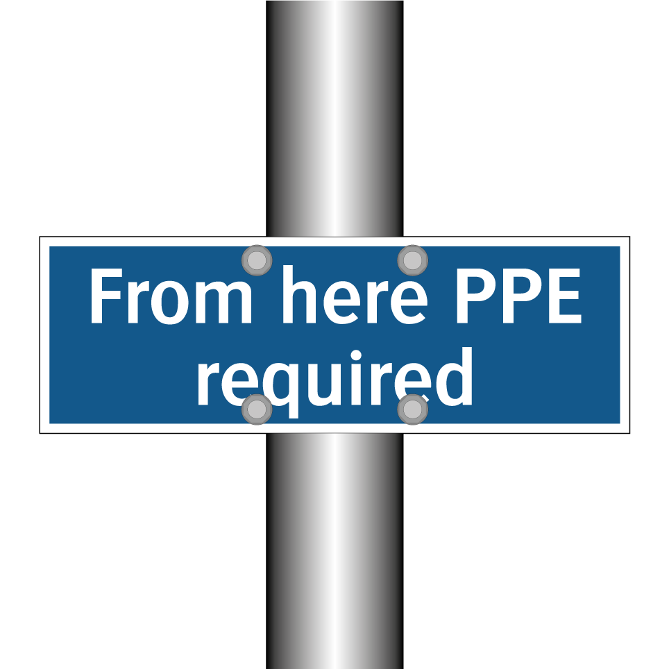 From here PPE required