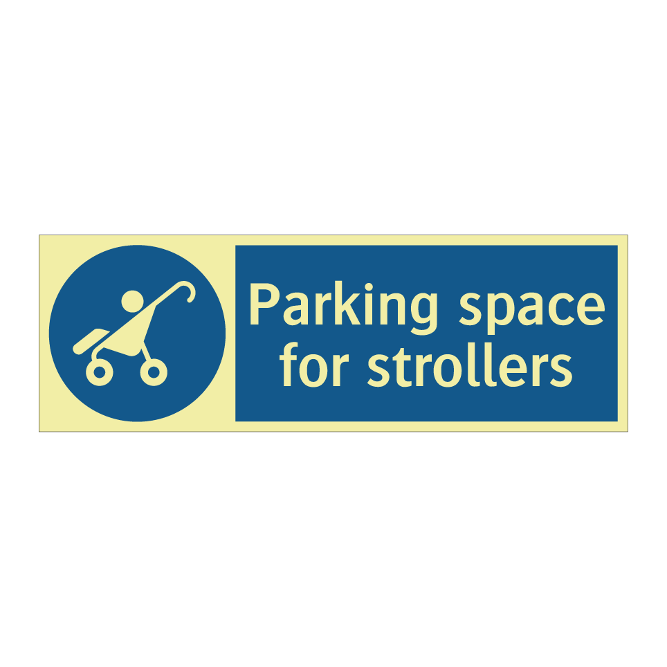 Parking space for strollers