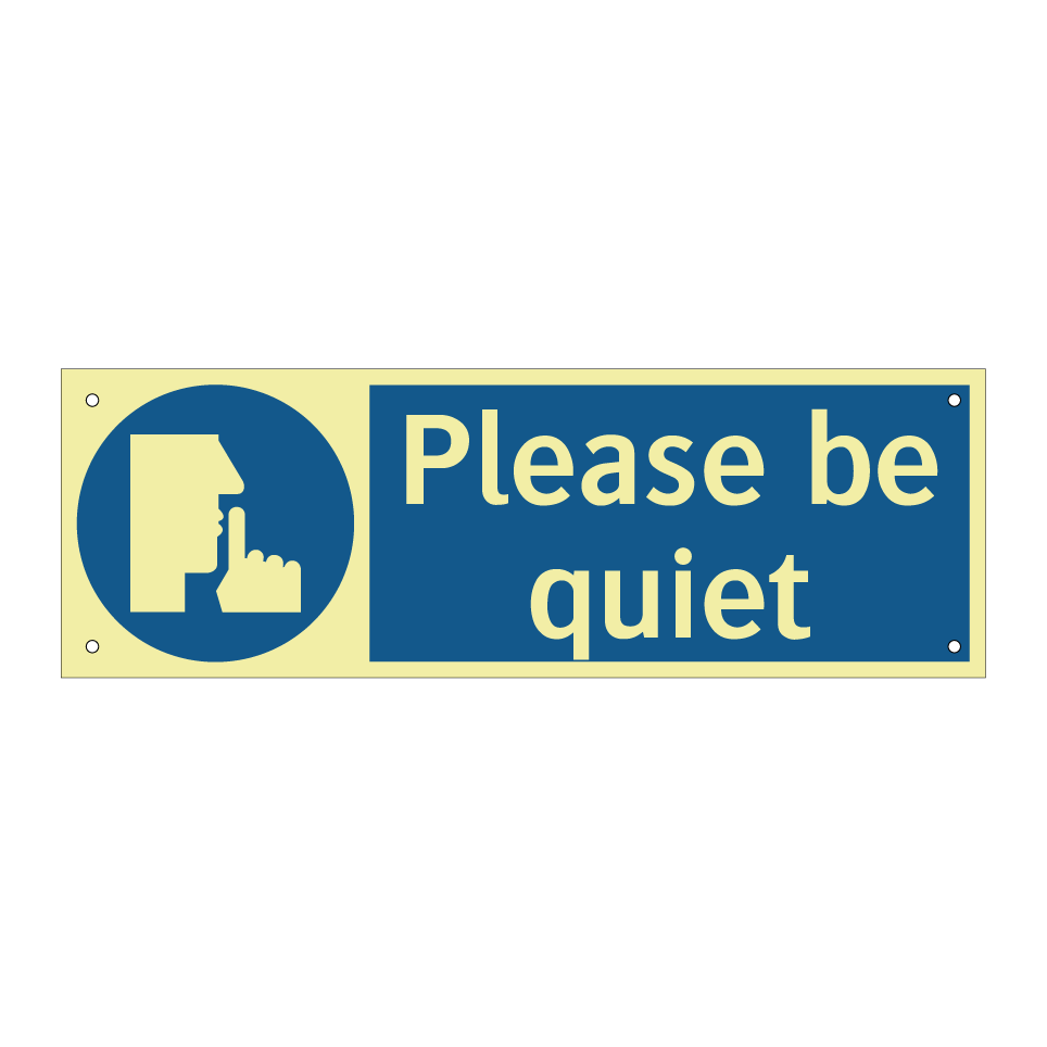Please be quiet