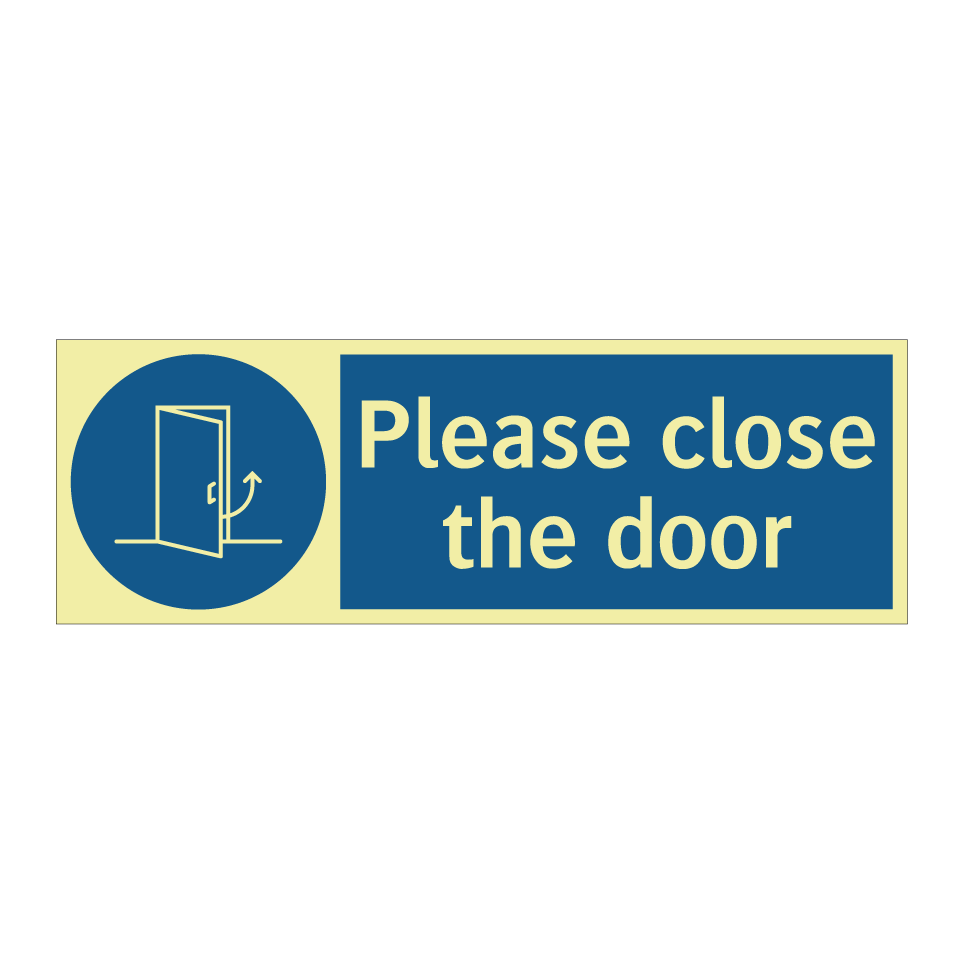 Please close the door