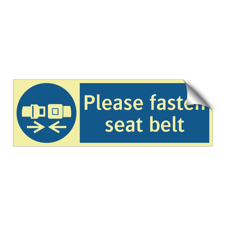 Please fasten seat belt