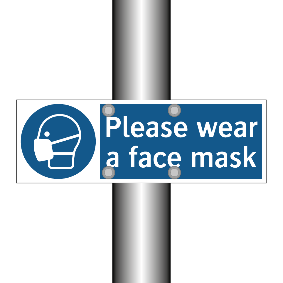 Please wear a face mask