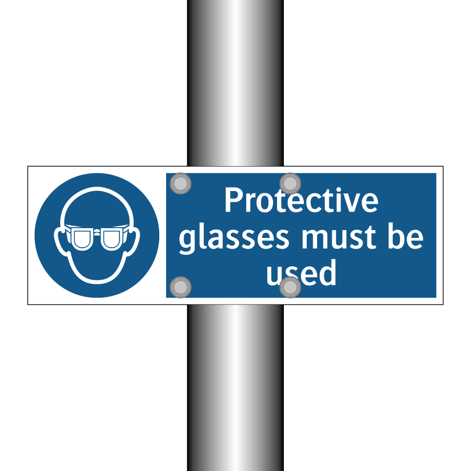Protective glasses must be used