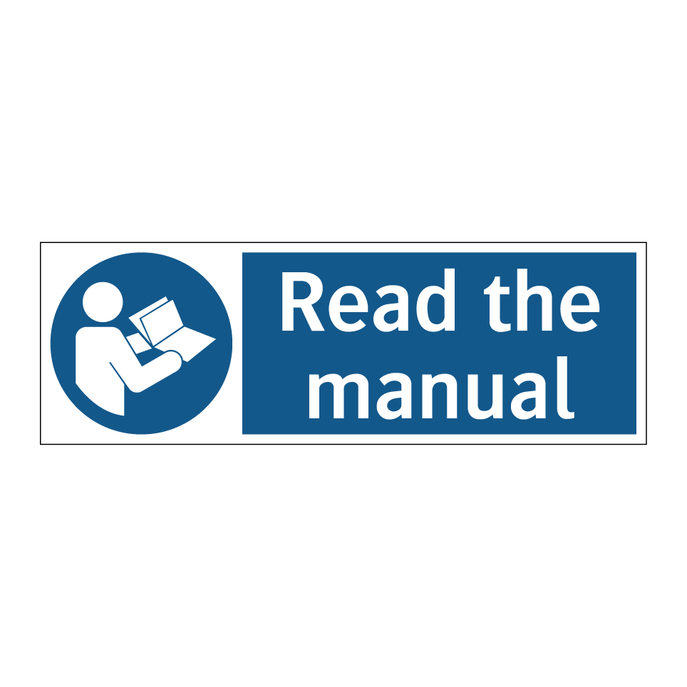Read the manual