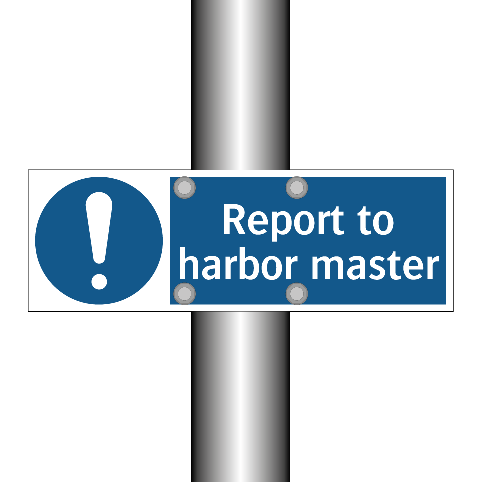 Report to harbor master
