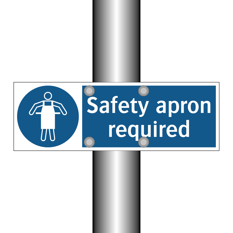 Safety apron required