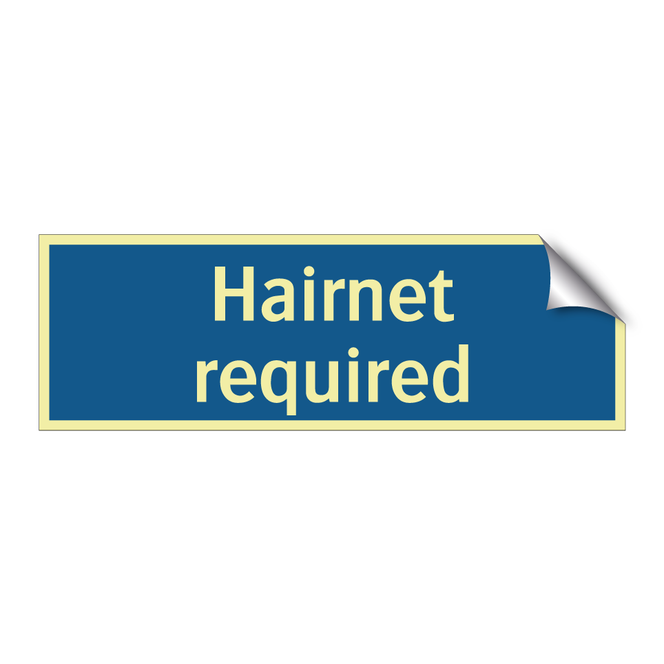 Hairnet required