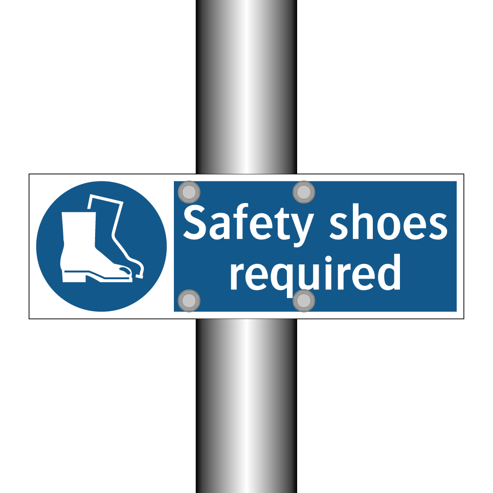 Safety shoes required