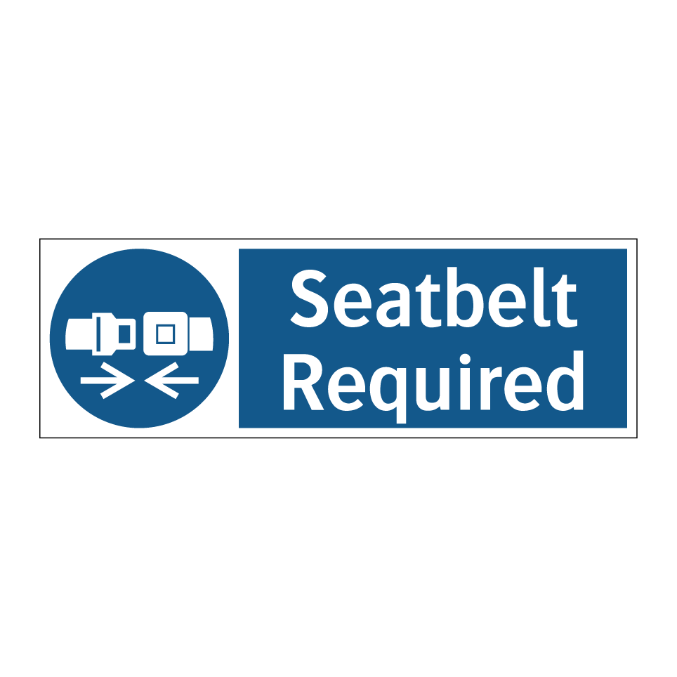 Seatbelt Required