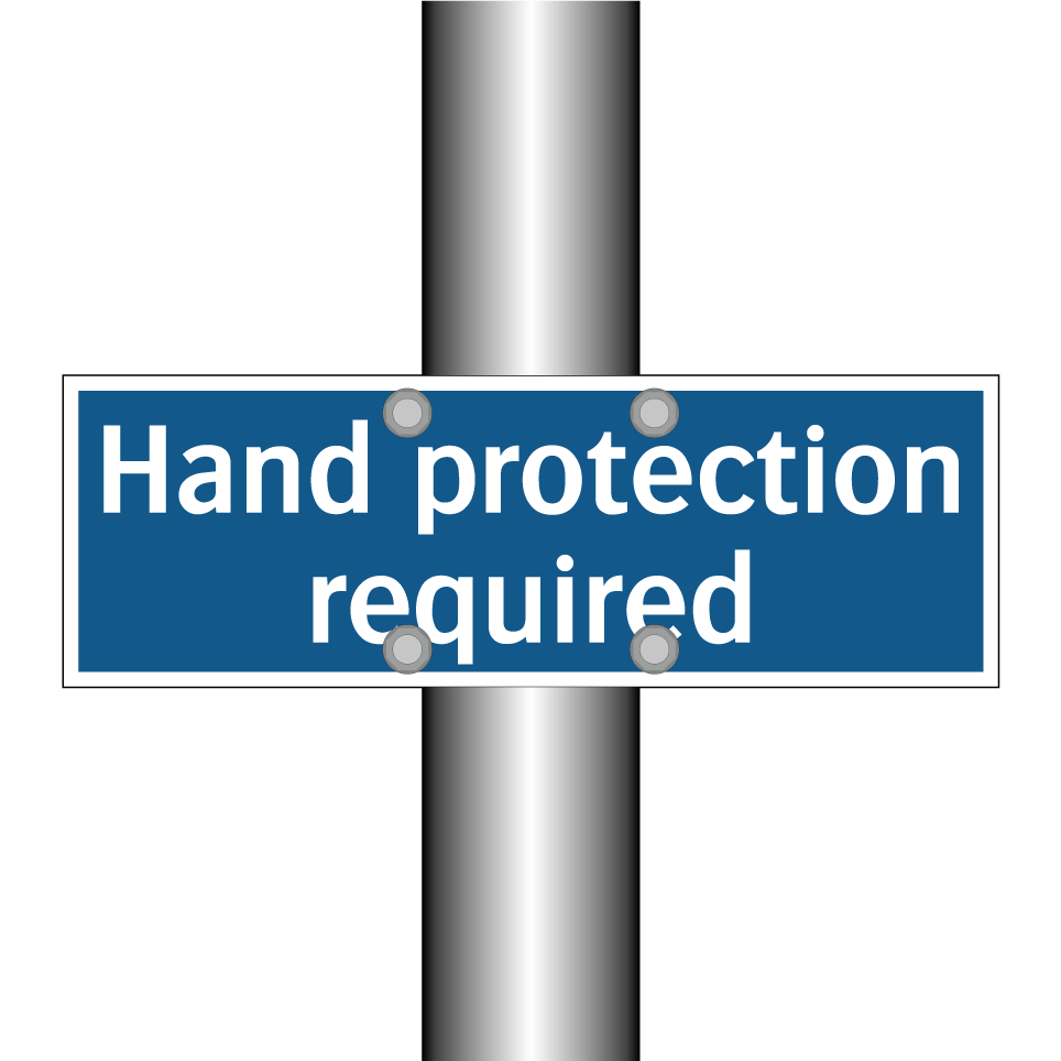 Hand protection required