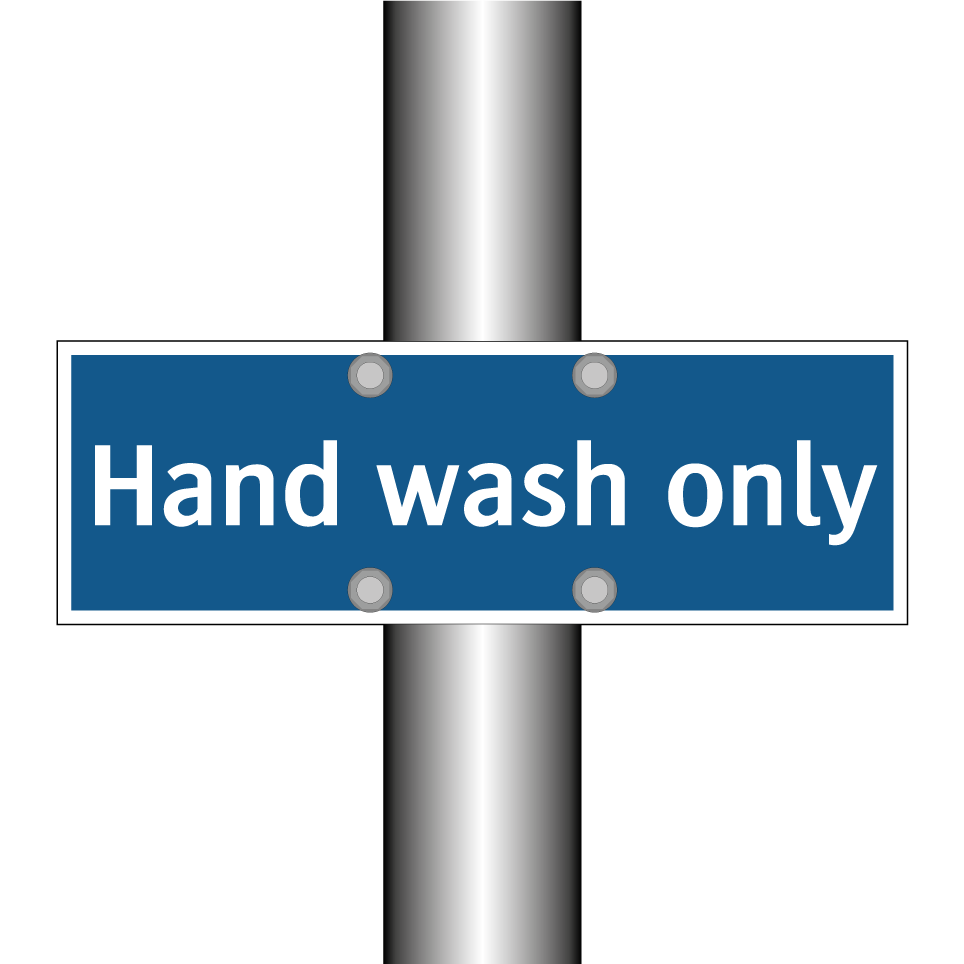 Hand wash only