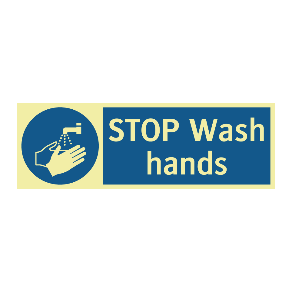 STOP Wash hands