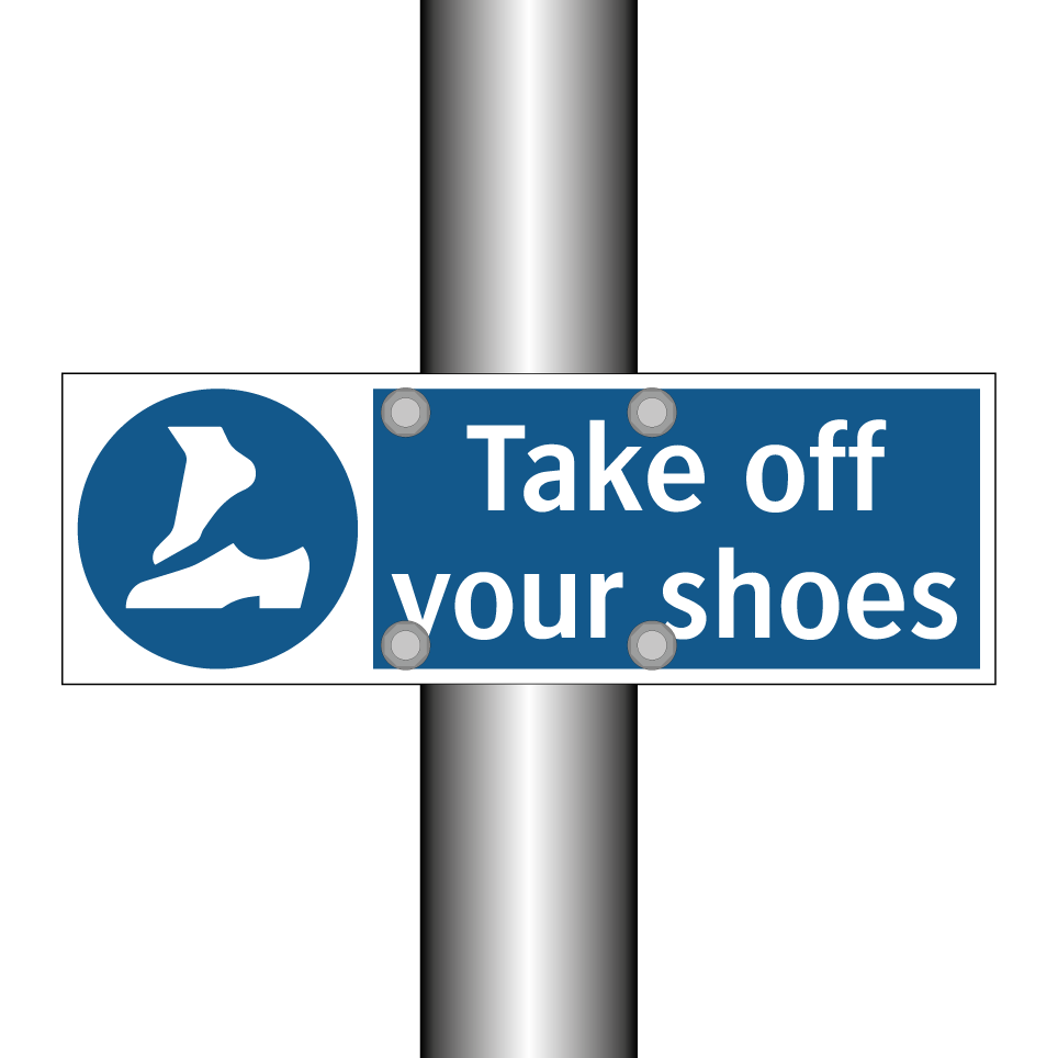 Take off your shoes
