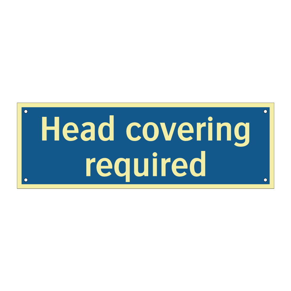 Head covering required