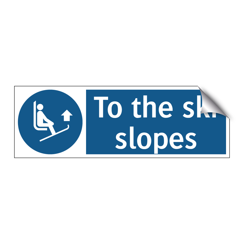 To the ski slopes