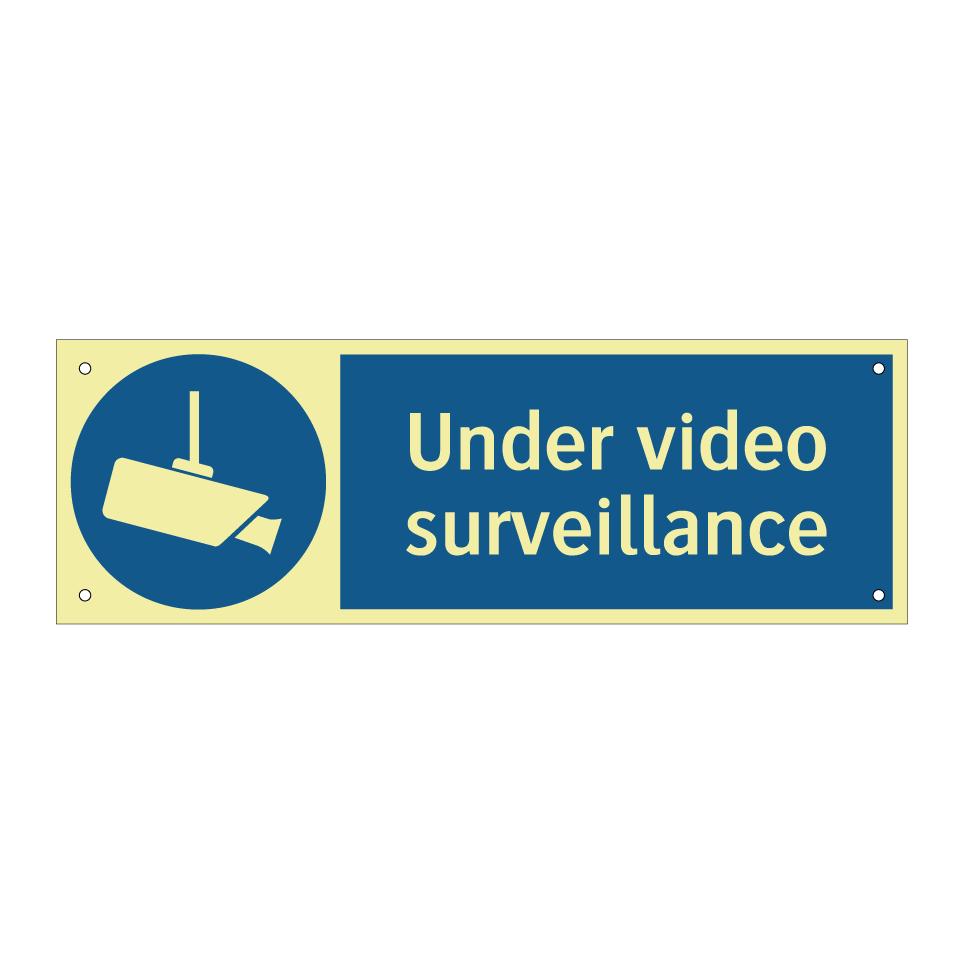 Under video surveillance